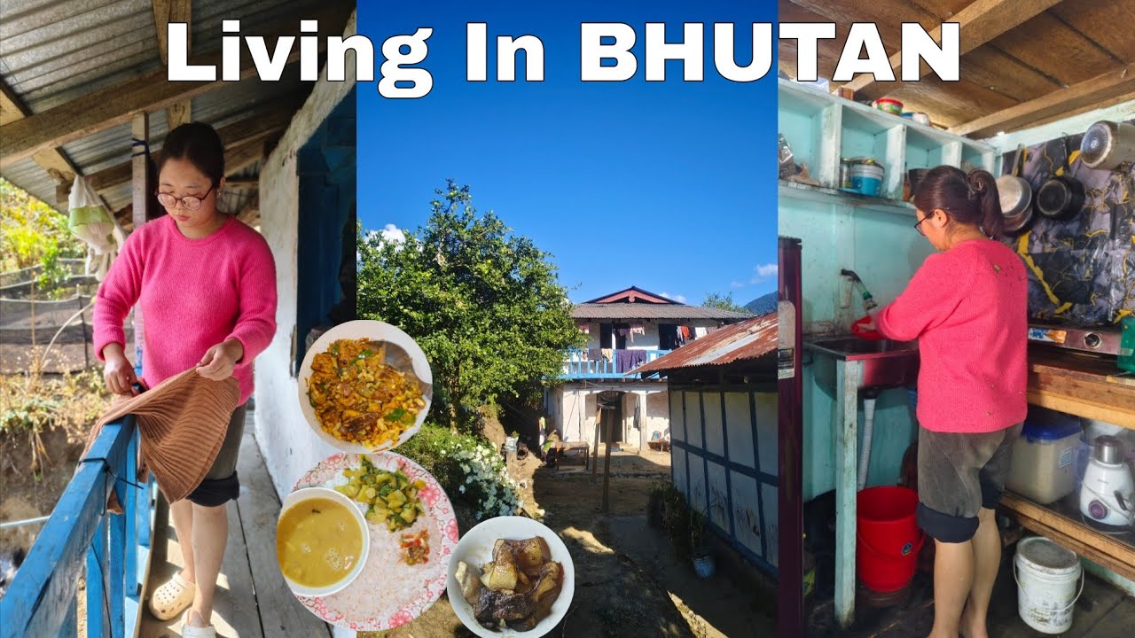 Living In BHUTAN | Asian Village Life | Family Life in a Forgotten Village in BHUTAN Asia