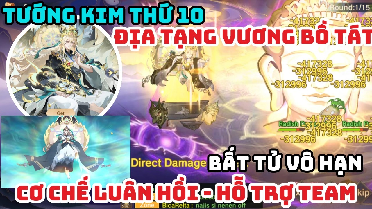 Tây Du VNG Tướng Kim Thứ 10 - Địa Tạng Vương Bồ Tát - Bất Tử Vô Hạn - Làm Chủ Luân Hồi