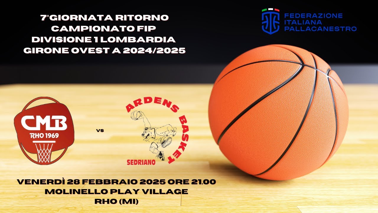 CMB Rho vs Ardens Sedriano Basket