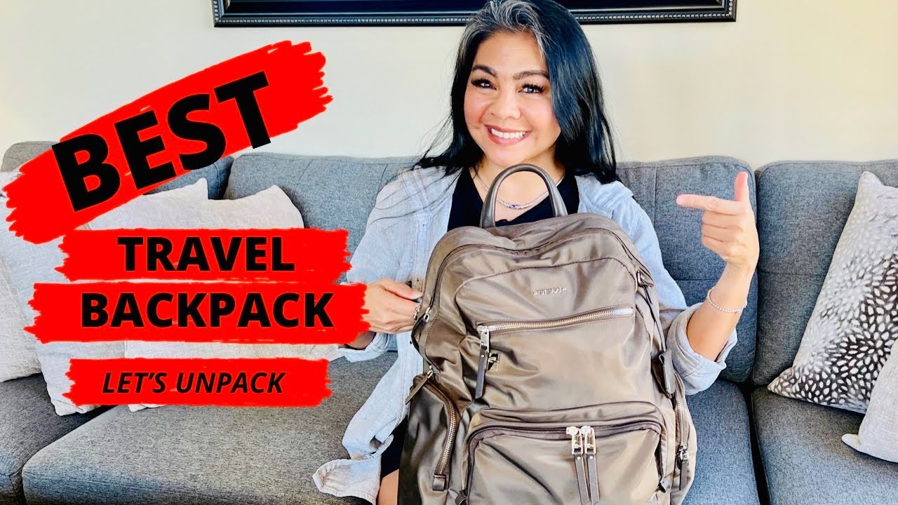 The BEST TRAVEL BACKPACK! TUMI Carson Backpack. Plus my TRAVEL ESSENTIALS for SMOOTH TRAVELS.