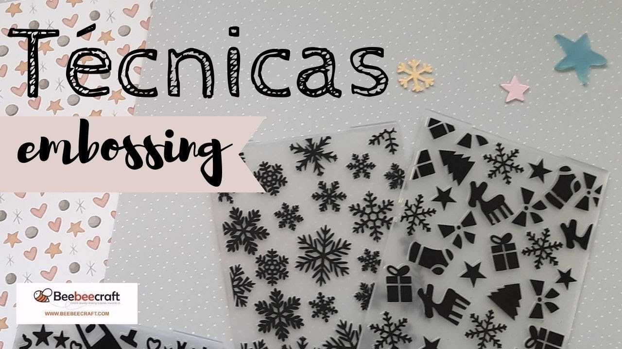 Tutorial :Técnicas EMBOSSING EN FRÍO con CARPETAS EMBOSSING de BEEBEECRAFT