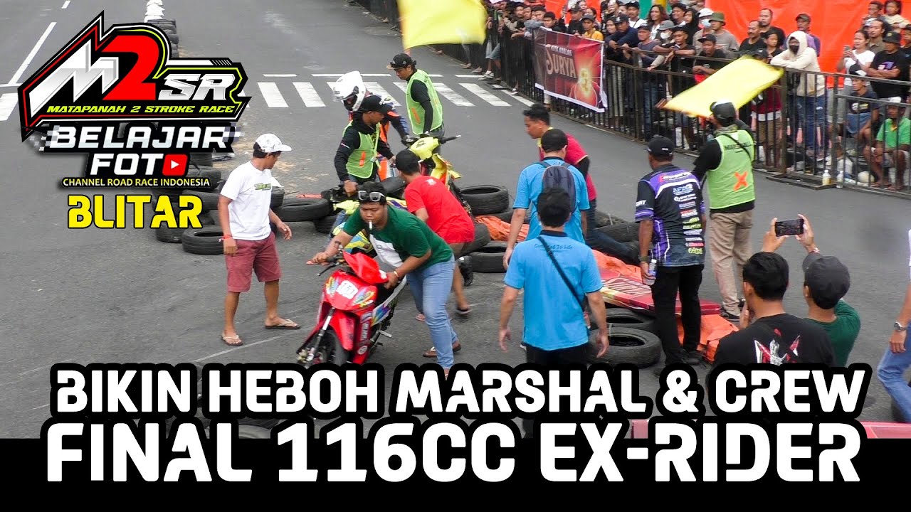 ADU SENGGOLAN TERJELAS.....BEBEK 2T 116CC EX RIDER ROAD RACE BLITAR 2024
