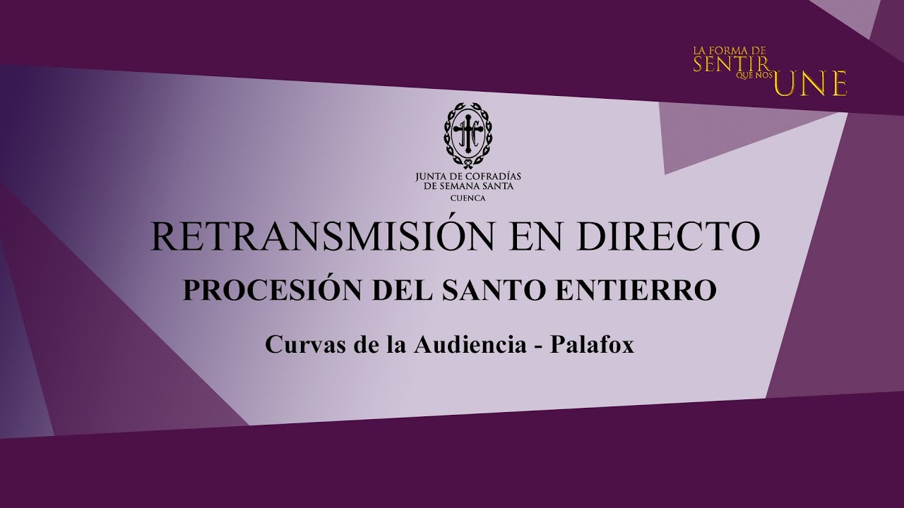 ✝  Viernes Santo – Bajada de la Procesión del Santo Entierro #Cuenca #SemanaSantaCuenca