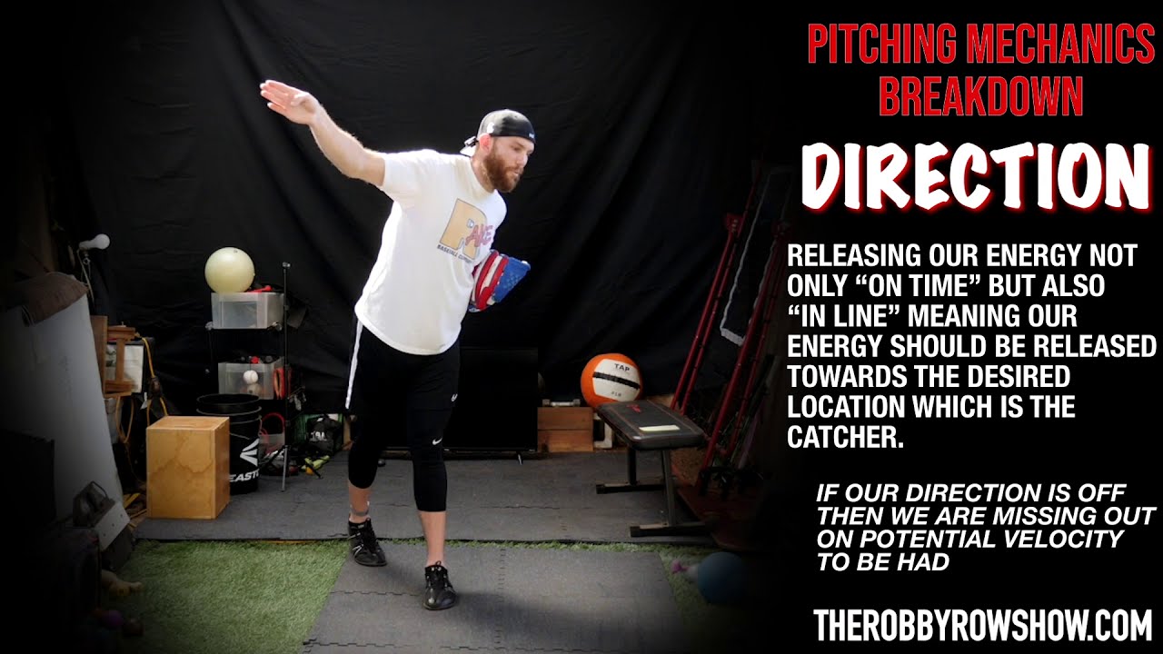 Direction in The Pitching Delivery Breakdown + Drill Progressions | ROBBY ROWLAND