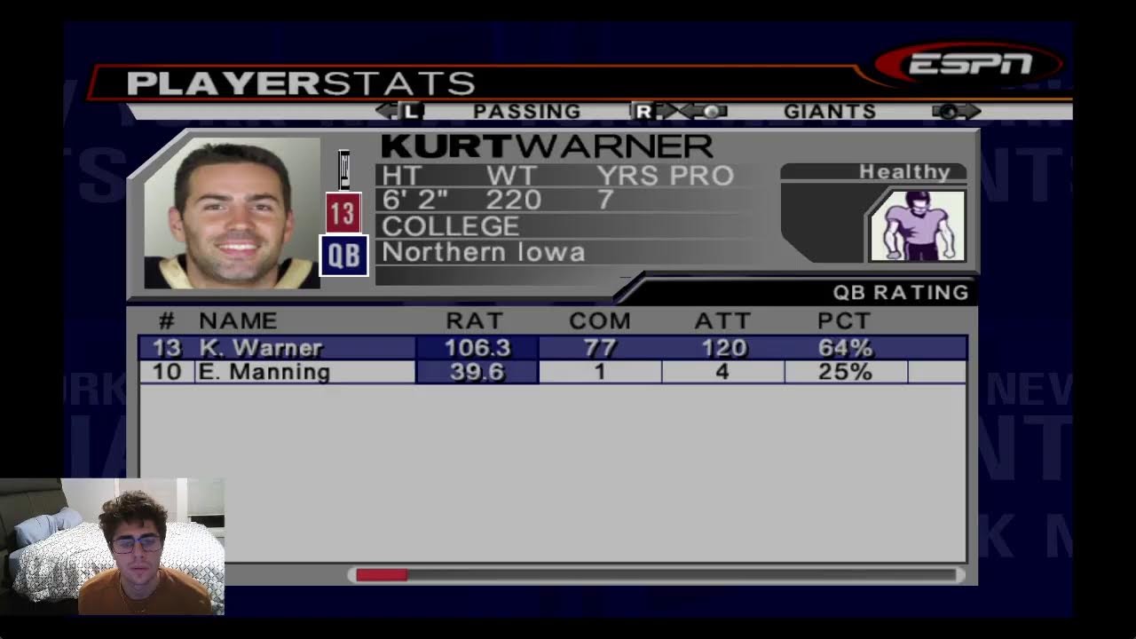 NFL 2K5: Giants Franchise Mode Season 1 (Ep 2)