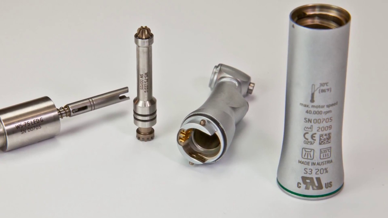 W&H WS75 LG - Disassemble & assemble surgical contra angle handpieces