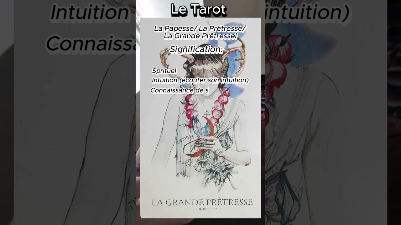 Le Tarot: Signification des cartes: La papesse