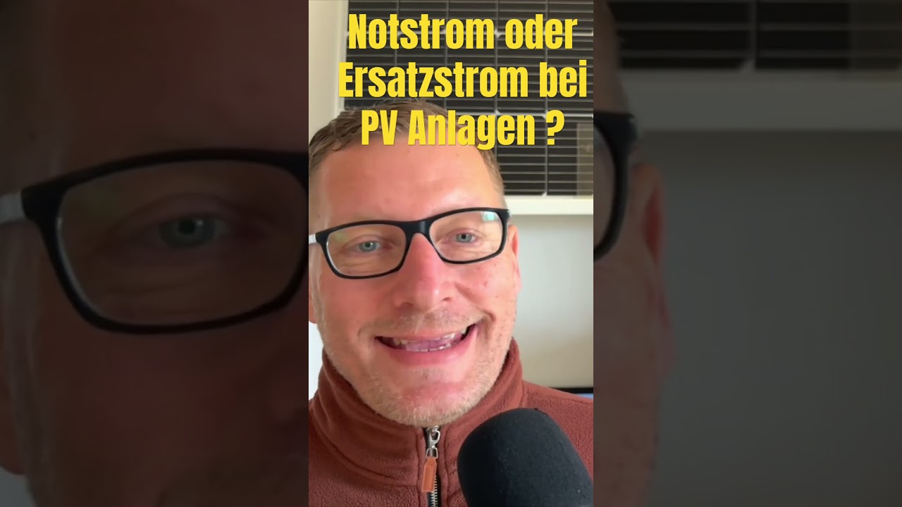 Notstrom oder Ersatzstrom bei Pv Anlagen ? #balkonkraftwerk #solarenergy #photovoltaik #solar
