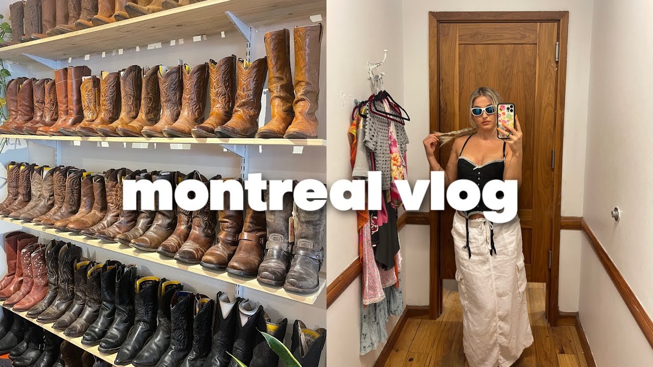 Where to thrift & shop vintage in Montreal! MTL VLOG 2022