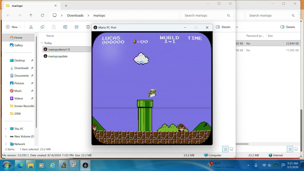 Speedrunning Mario PC-Port