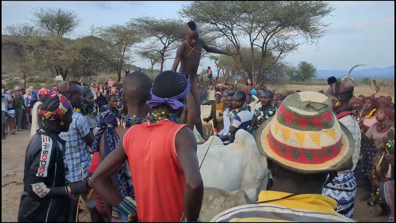 Bull jumping ceremony 3, Omo Valley, Ethiopia