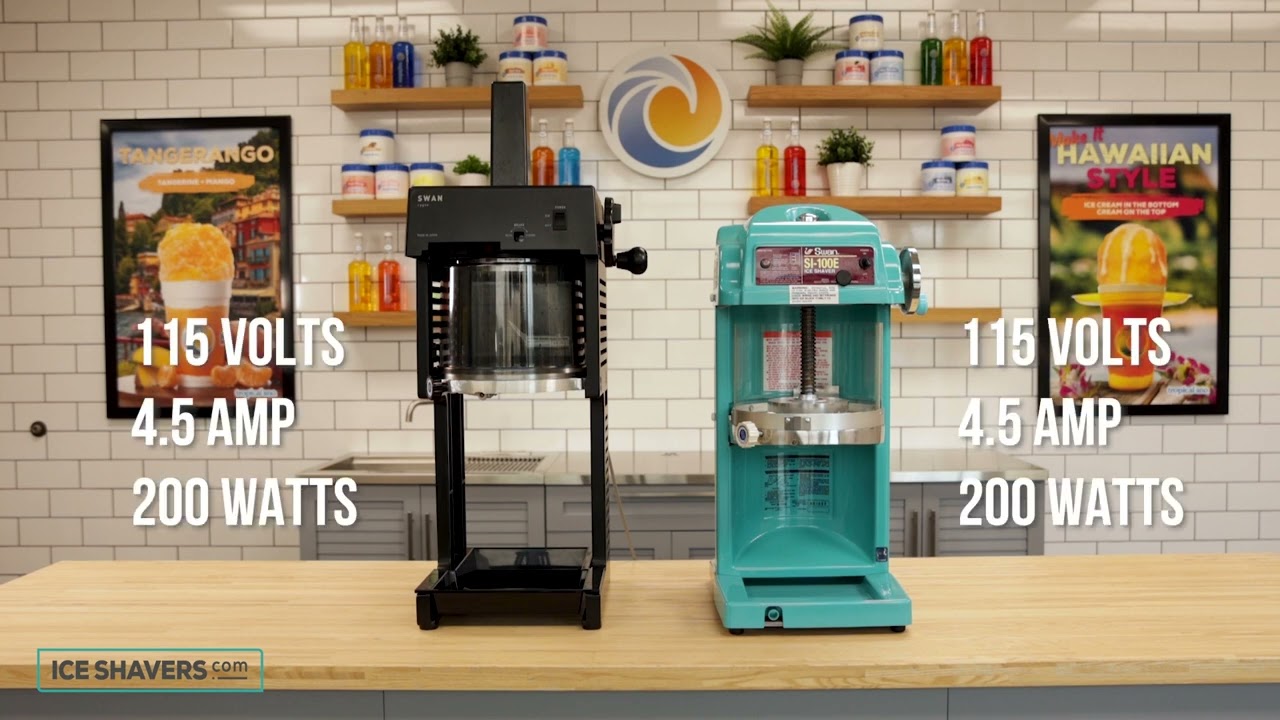 How to Choose the Best Ice Shaver for Your Business: Swan SI-100 vs SI-150 CBK