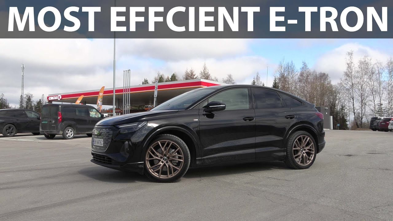 Тест диапазона Audi Q4 e-tron Sportback 45 Quattro