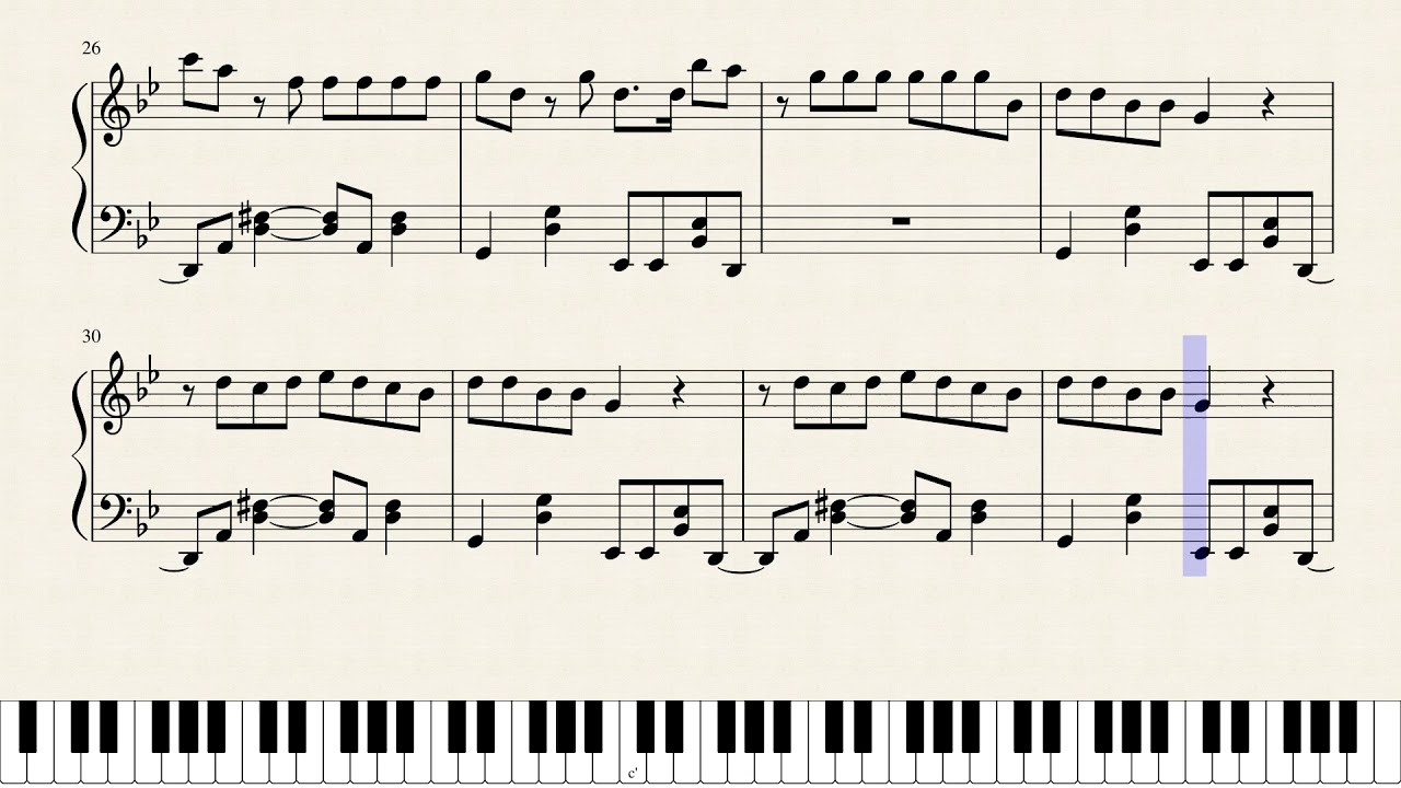 Camila Cabello - Havana - Piano - Sheetmusic