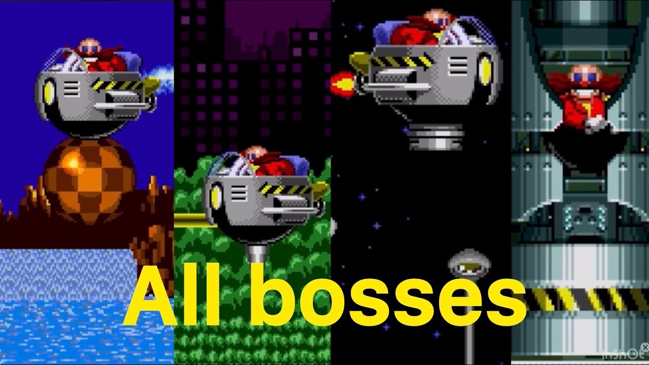 All Bosses In Sonic 1 (No Damage)