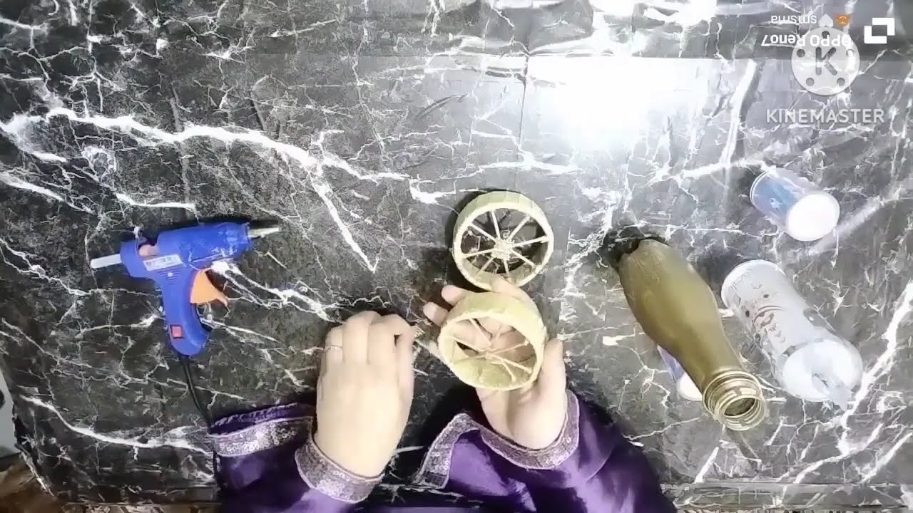 لو عندك ازازة فاضيه هنعمل منها مدفع مدهب لزينة رمضان محدش هيصدق ان دا من ازازة هنشتريه ببلاش