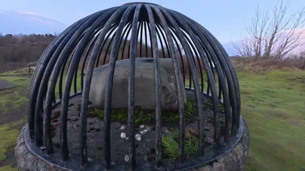 Beheading Stone Mote Hill Stirling Scotland