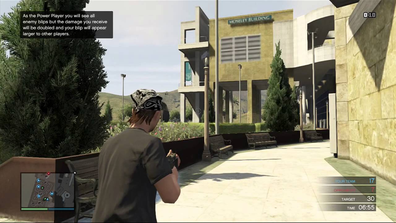 GTA 5 ONLINE:DEATHMATCH 10-3 K/D ON MAZE (MY FIRST EVER MATCH)