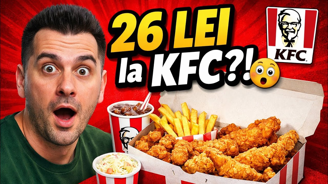 KFC Review - Ce poți cumpăra cu 26 Ron de la KFC în  2026 