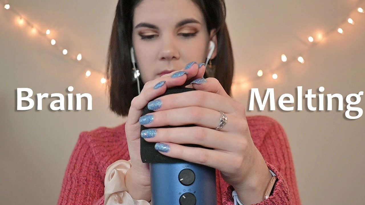 ASMR Brain Melting Triggers | Blue Yeti Scratching, Latex Gloves, Pins, Plastic Wrap, Shaving Cream