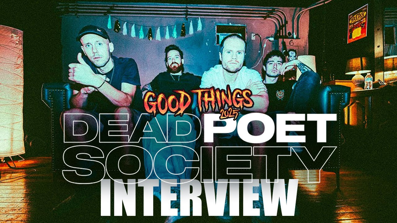 Dead Poet Society - GOOD THINGS 2025 Interview #deadpoetsociety #deadpoetsocietyband #goodthings