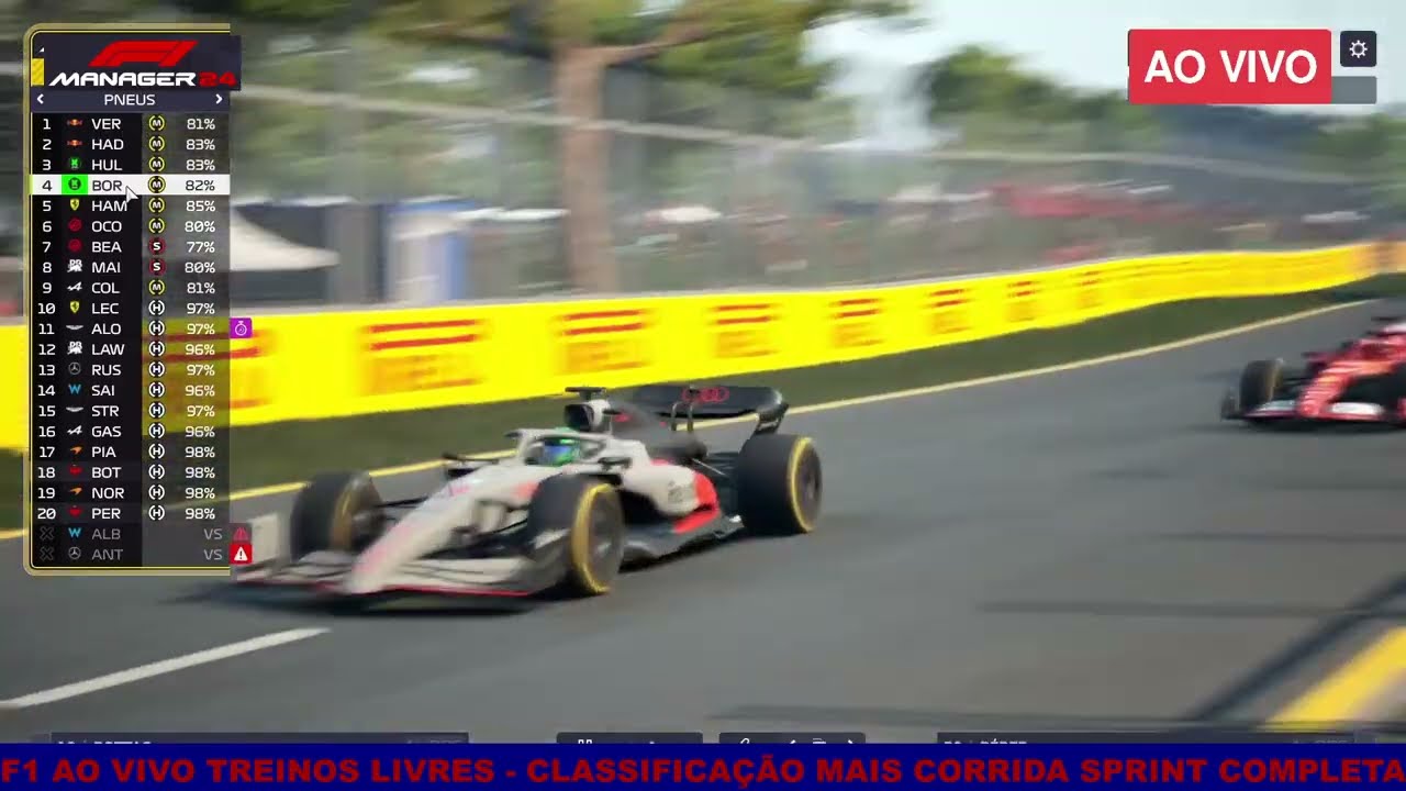 F1 AO VIVO CLASSIFICAÇÃO E SPRINT  GP DA AUSTRÁLIA 2026 COM IMAGENS - F1 MANAGER 24