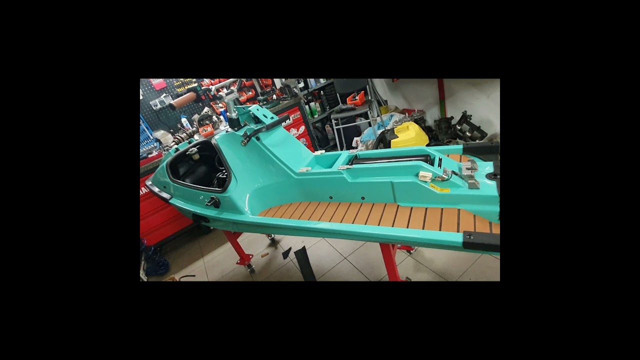 Vintage jet ski Kawasaki X2 full renovation from Dawid M. Part 1