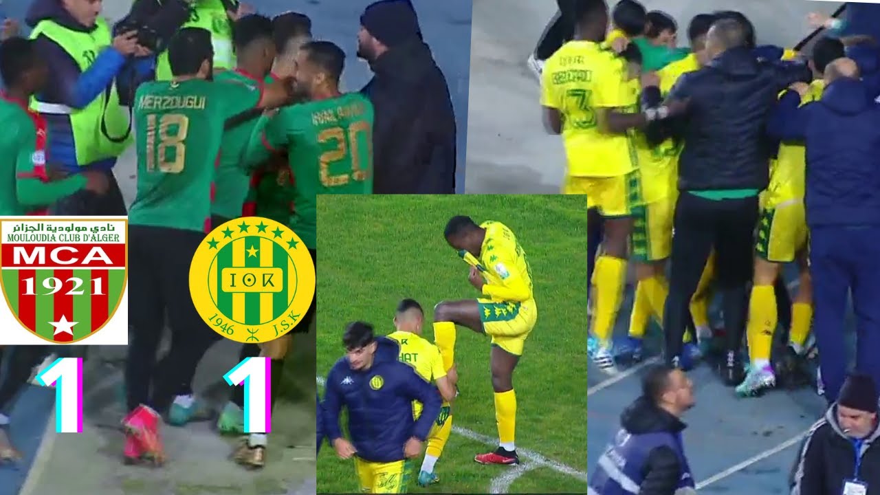 MCA VS JSK (1-1), RÉSUMÉ DU MATCH.