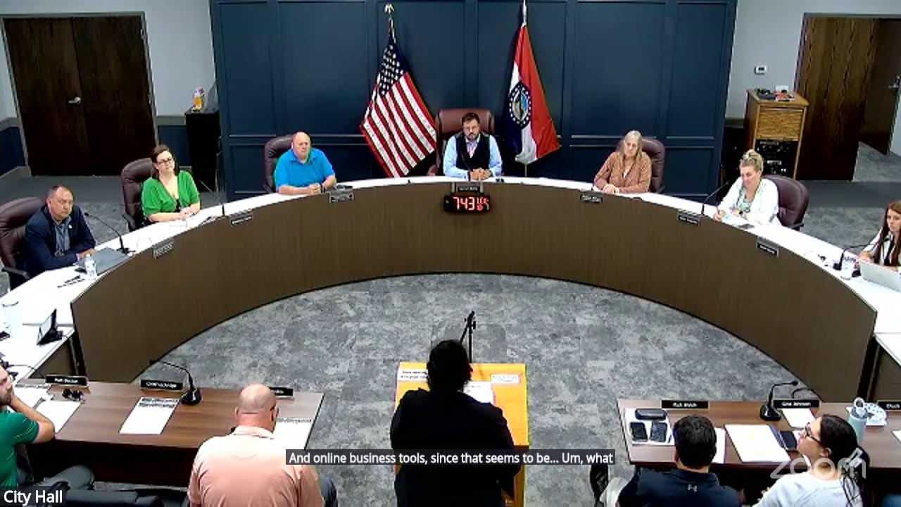 Board of Aldermen Regular Session 10-7-2025