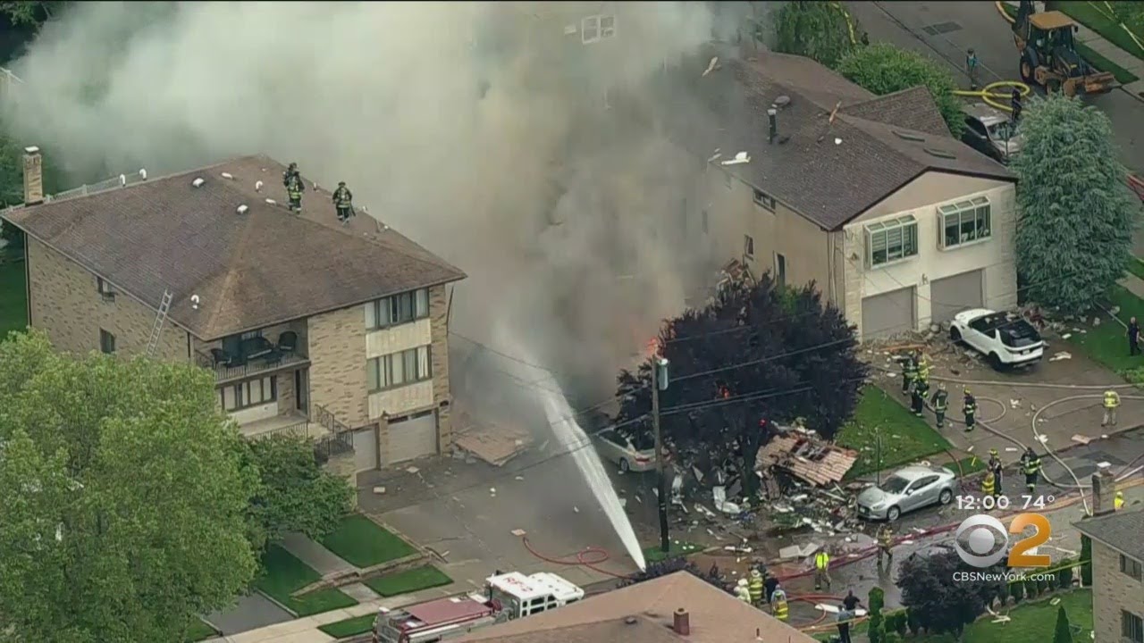 Firefighters On Scene Of House Explosion In Ridgefield, NJ