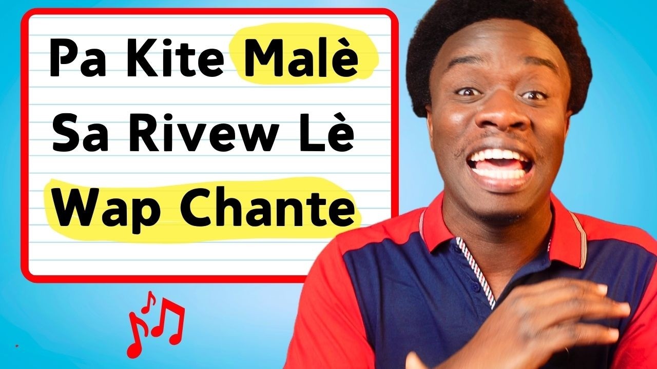 Evite Pran Wont Sa Lè Wap Chante - Men Teknik La