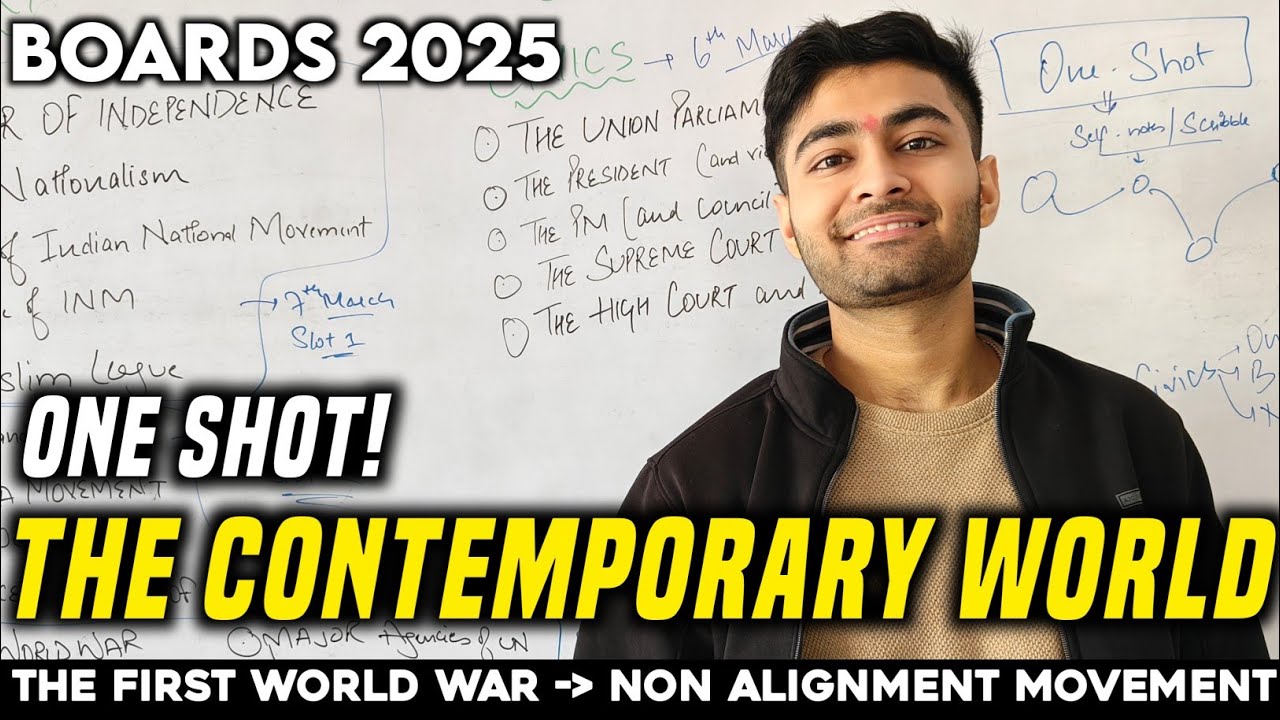 Complete Contemporary World | ICSE 10TH History OneShot!