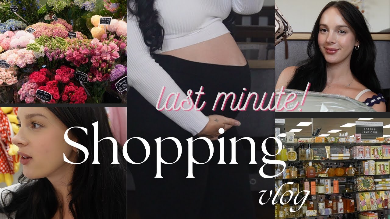 Pregnancy Diaries ♡ | Last Minute Third Trimester Shopping Vlog!