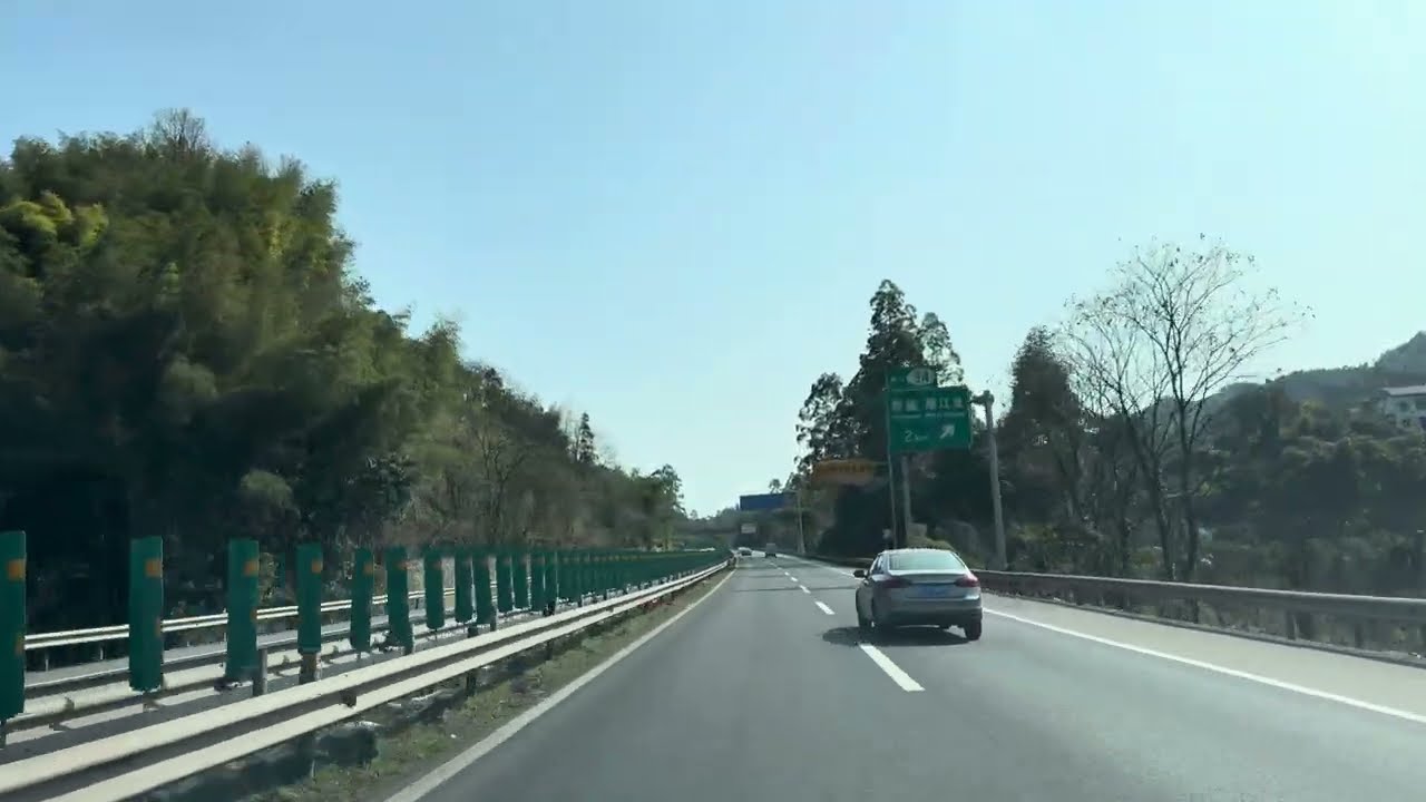 Quiet Drive from Jieshi (Banan) to Gujian (Qijiang) | Chongqing Highway Drive | 4K