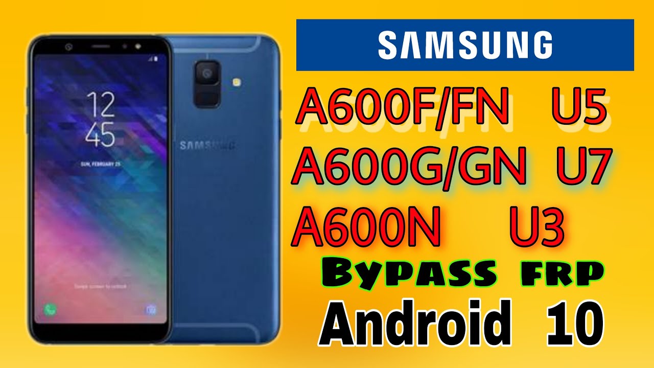 Samsung galaxy A6  android 10 bypass frp 100% without (pc. Bluetooth. App. Sim) 1 min 👍