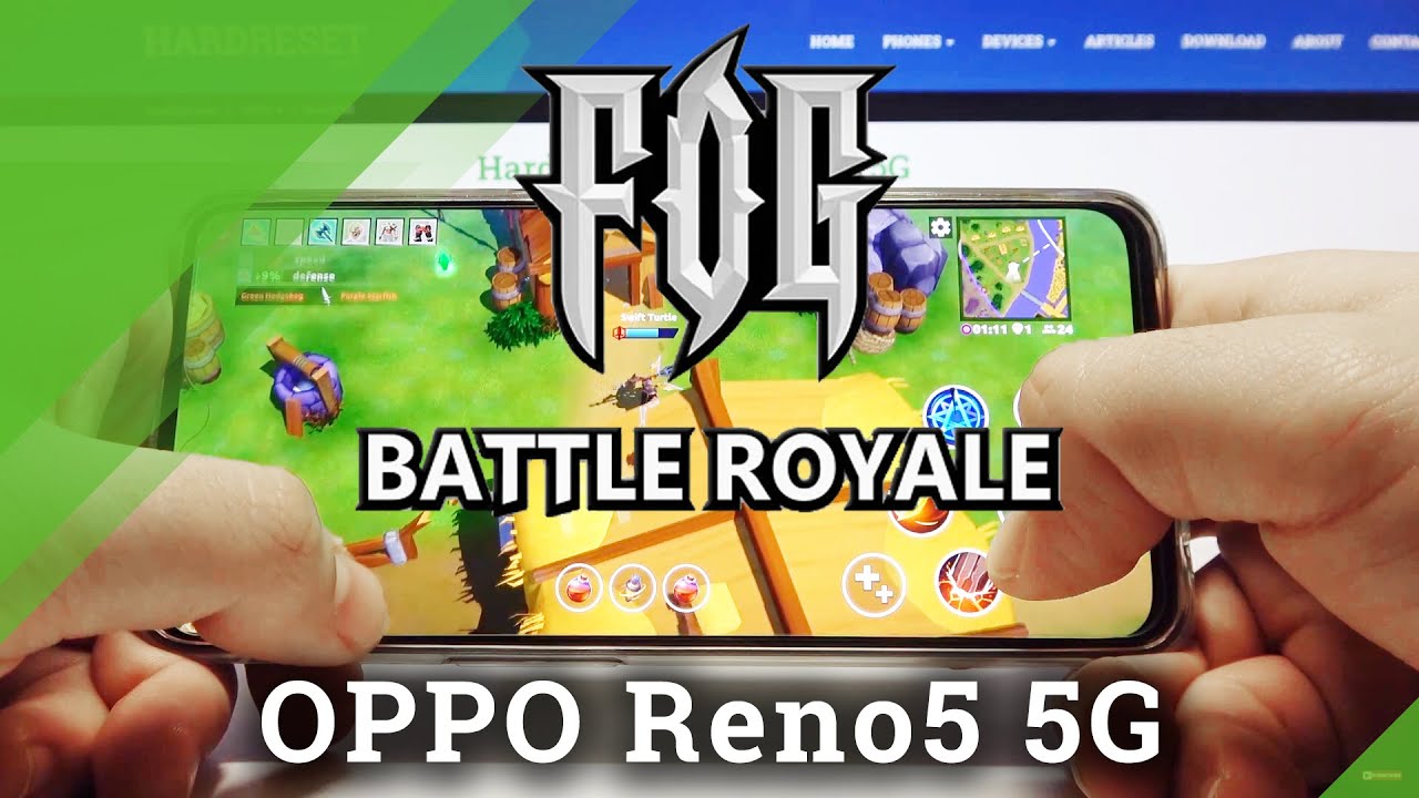Oppo Reno5 5G - Game Test: FoG Battle Royale