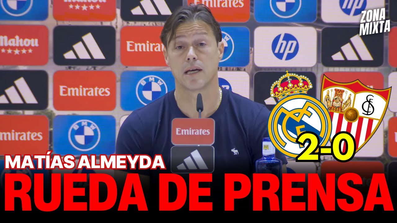 Rueda de Prensa de Mat&iacute;as Almeyda | Real Madrid 2-0 Sevilla FC | Zona Mixta