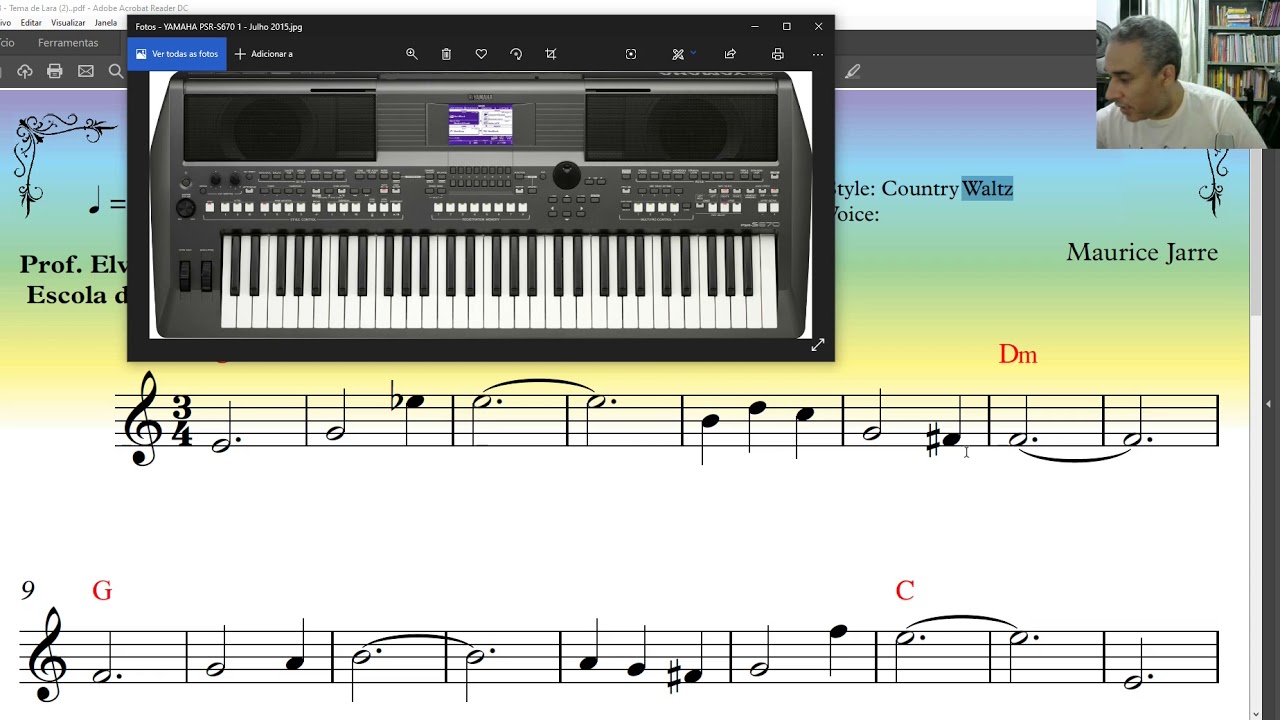 Explicando a partitura - Tema de Lara - Somewhere my love (2) - 650 - Tutorial 1