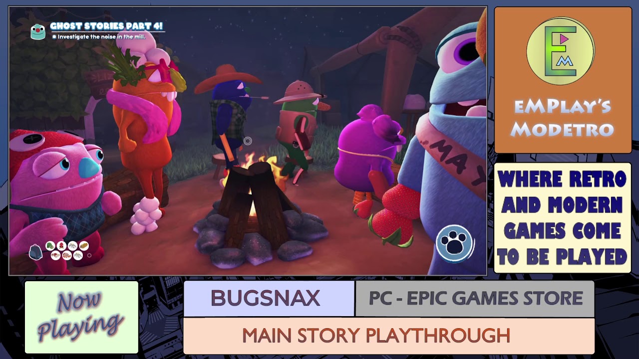 Bugsnax - PC (Epic Games Store) - #12 - Campfire Chaos