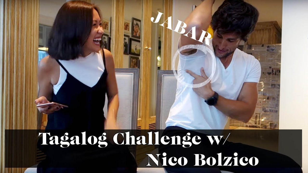 Tagalog Challenge with Nico Bolzico | Laureen Uy
