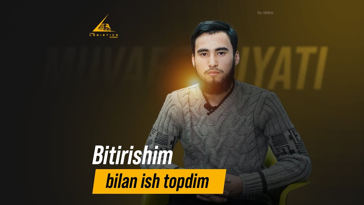 Bitirishim bilanoq ish topdim!