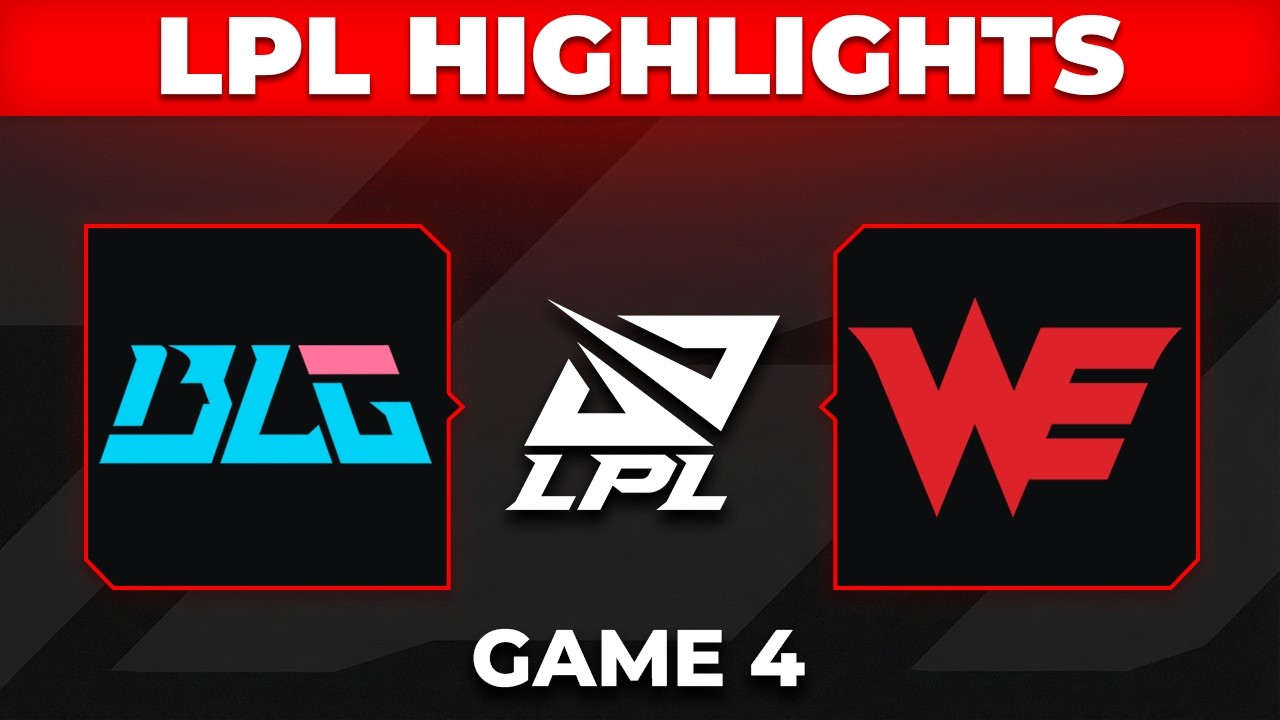 BLG vs WE Highlights Game 4 | LPL 2026 Split 2 Playoffs | Bilibili Gaming vs Team WE