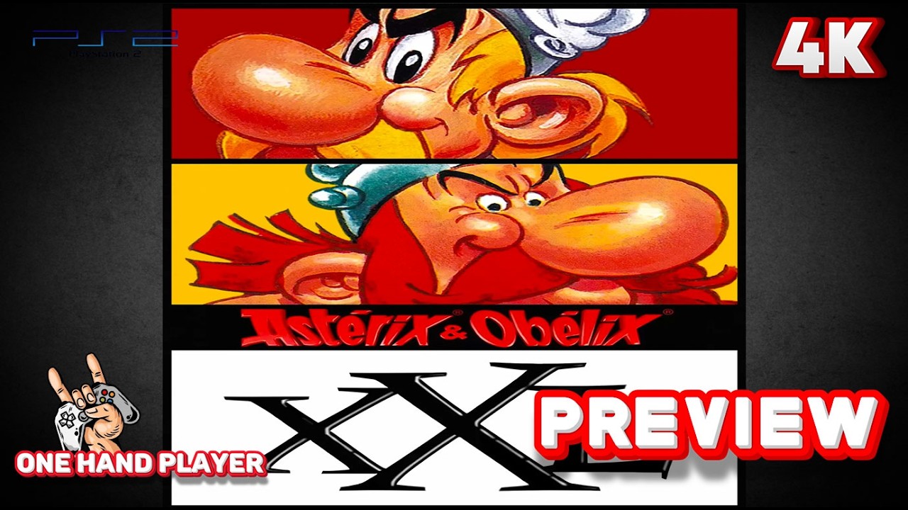 Asterix & Obelix XXL PS2 Gameplay (4K 60FPS) First 30 Minutes Preview One Hand Player