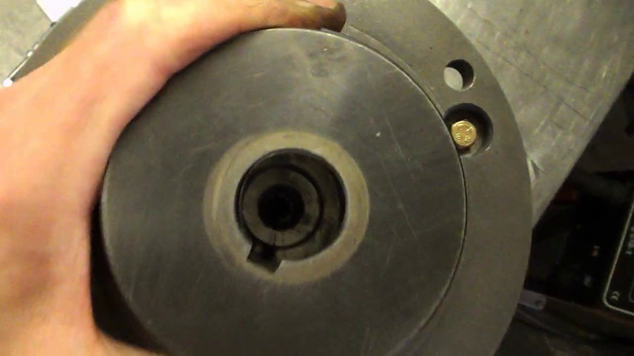 Fixing a loose & wobbly pulley on a saw bench motor.