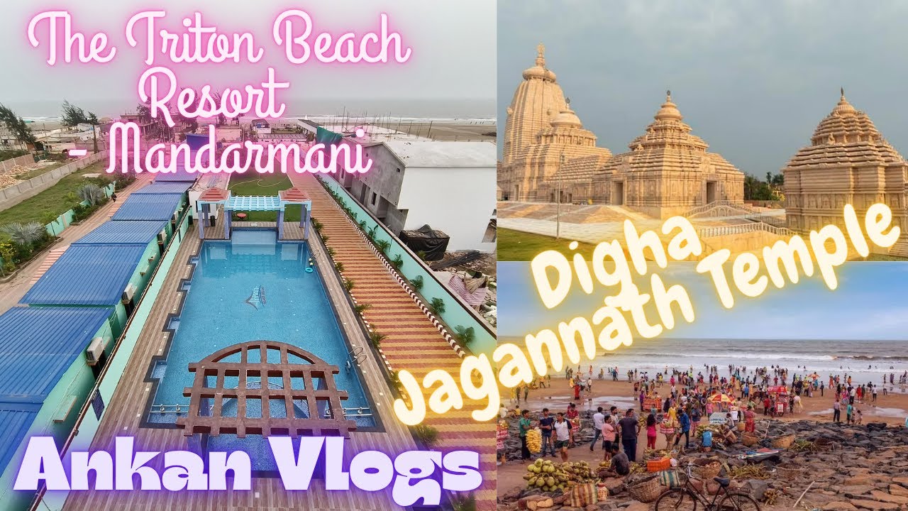 4K | Bengali | The Triton Beach Resort - Mandarmani | Digha Jagannath Temple | Tajpur - Weekend Trip
