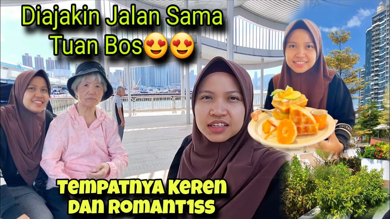 TIBA2 MBAK TKW DIAJAK JALAN SAMA TUAN BOSS‼️TEMPATNYA BAGUS DAN RAPI 