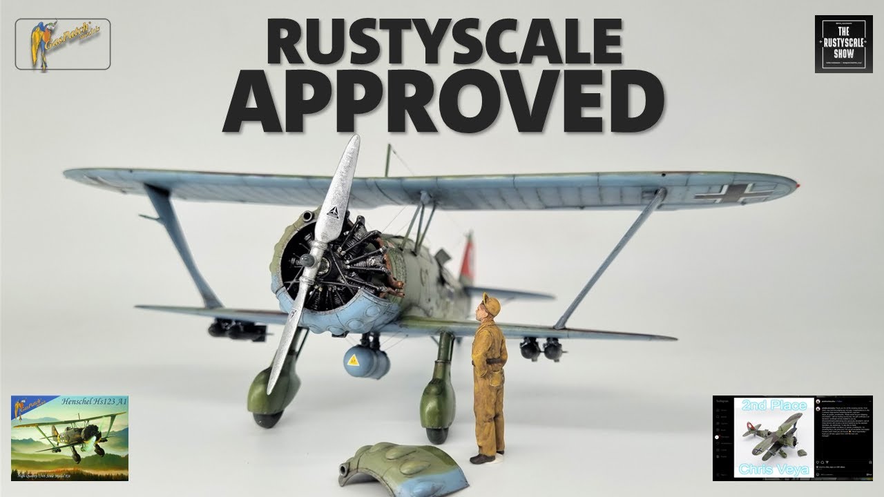 Как собрать призовую модель Henschel 123 в масштабе 1/48. ОКОНЧАТЕЛЬНАЯ СБОРКА