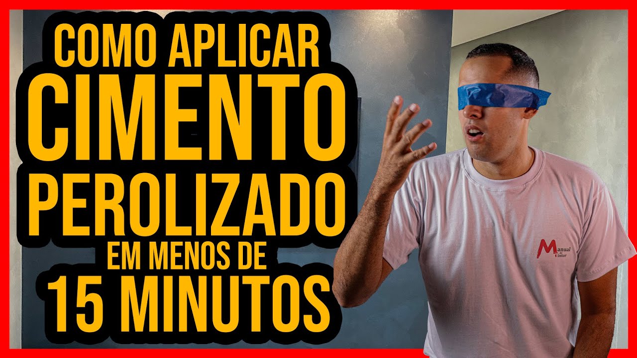 Cimento Perolizado passo a passo