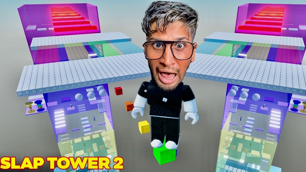 FINALLY.....I BEAT THE SLAP TOWER 2 IN ROBLOX
