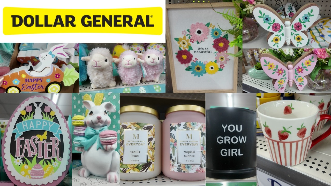 Dollar General - Easter & Spring Decor & Dishware